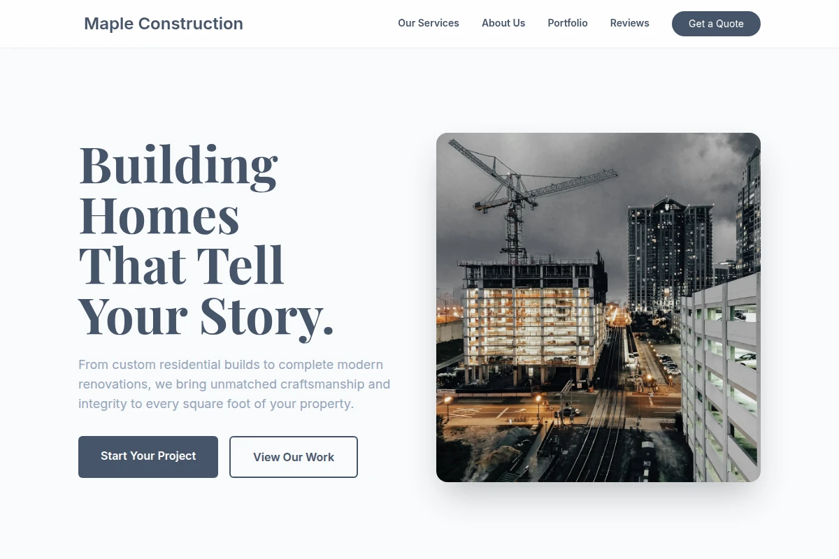 Maple Construction