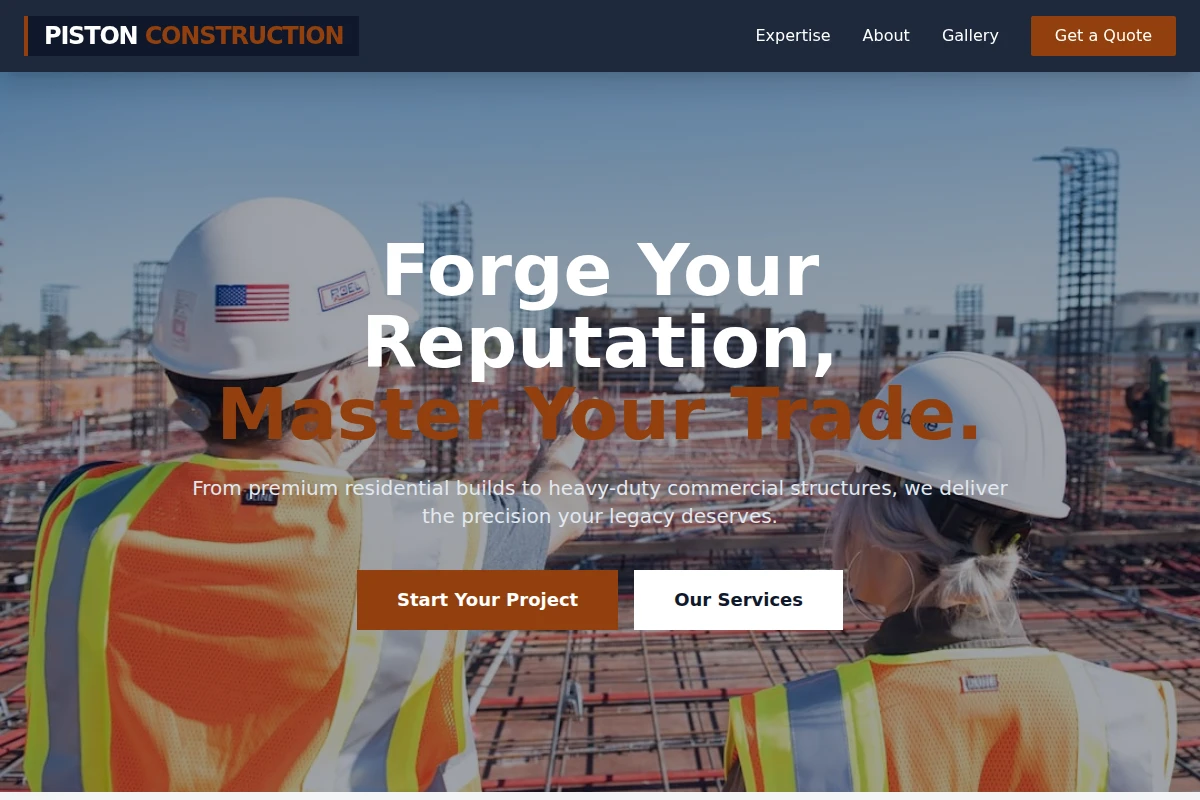 Piston Construction
