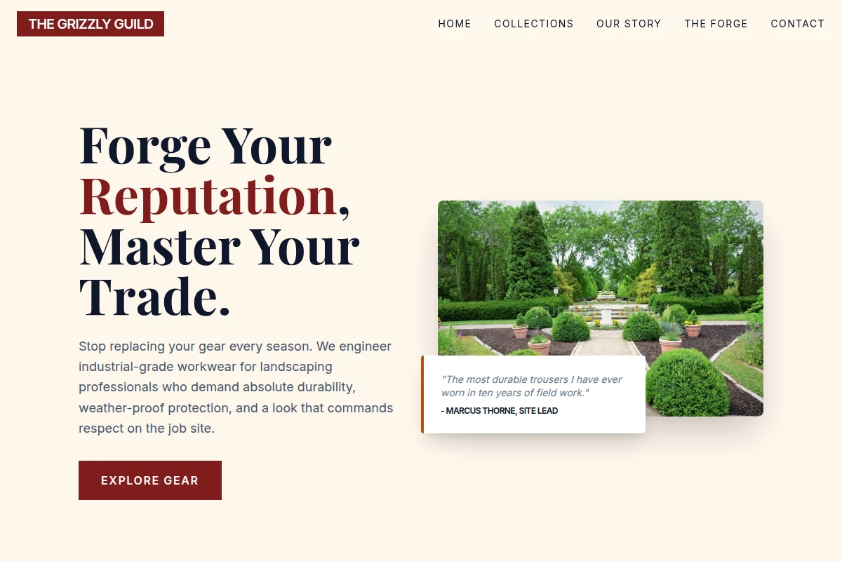 Workwear Landscaping