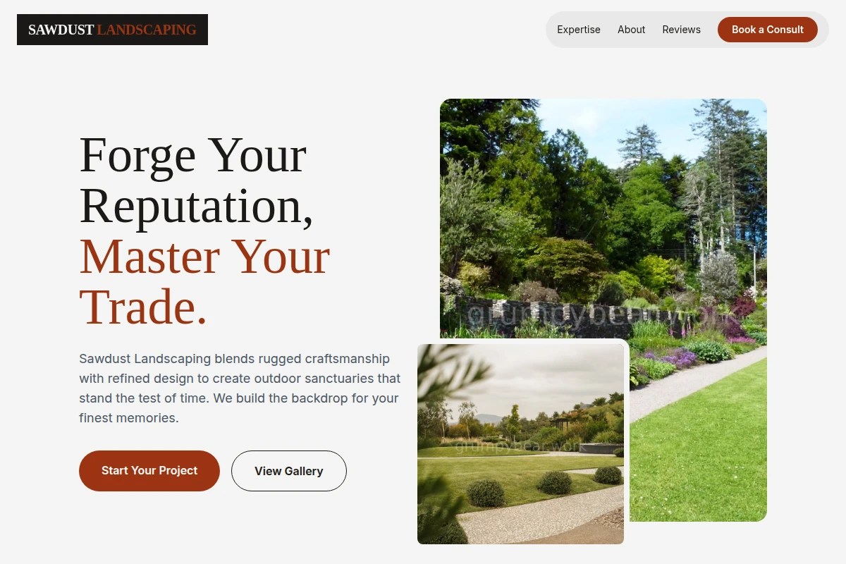 Sawdust Landscaping