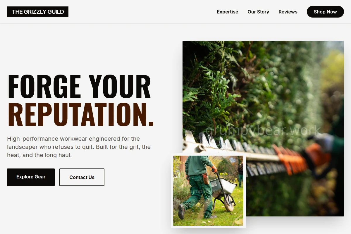 Workwear Landscaping